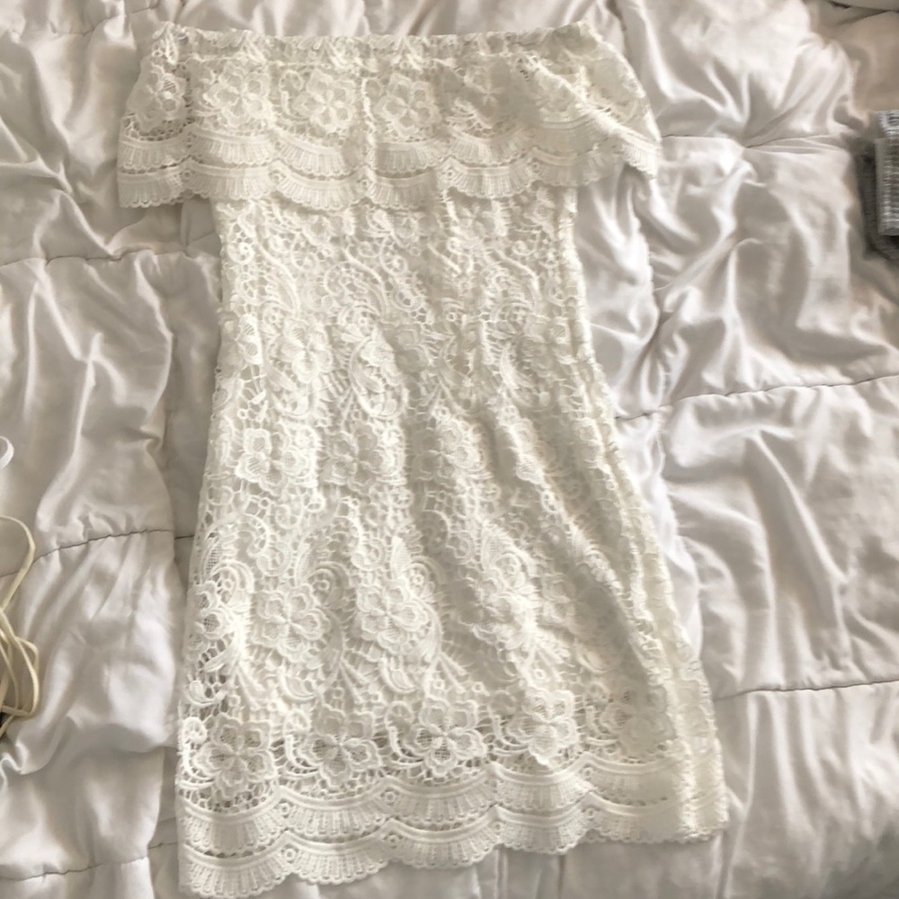 ASOS white mini dress